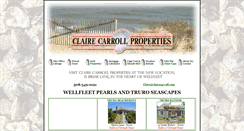 Desktop Screenshot of clairecarrollproperties.com